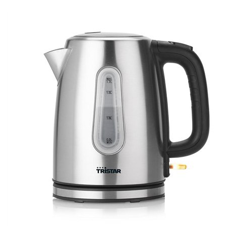 Tristar | Jug Kettle | WK-3373 | Electric | 2200 W | 1.7 L | Stainless steel | 360° rotational base | Silver